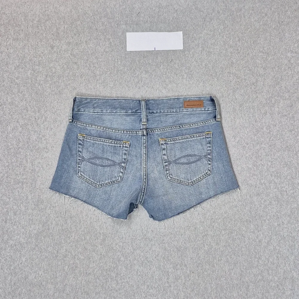 Abercrombie & Fitch Women Shorts 24 Blue Denim Jean Shorts The A&F NWT